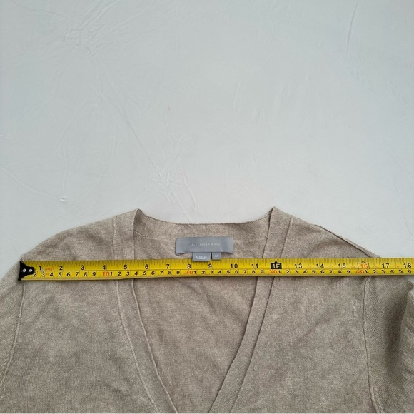 Alexander Wang oatmeal button front long sleeve cardigan M - Picture 11 of 13